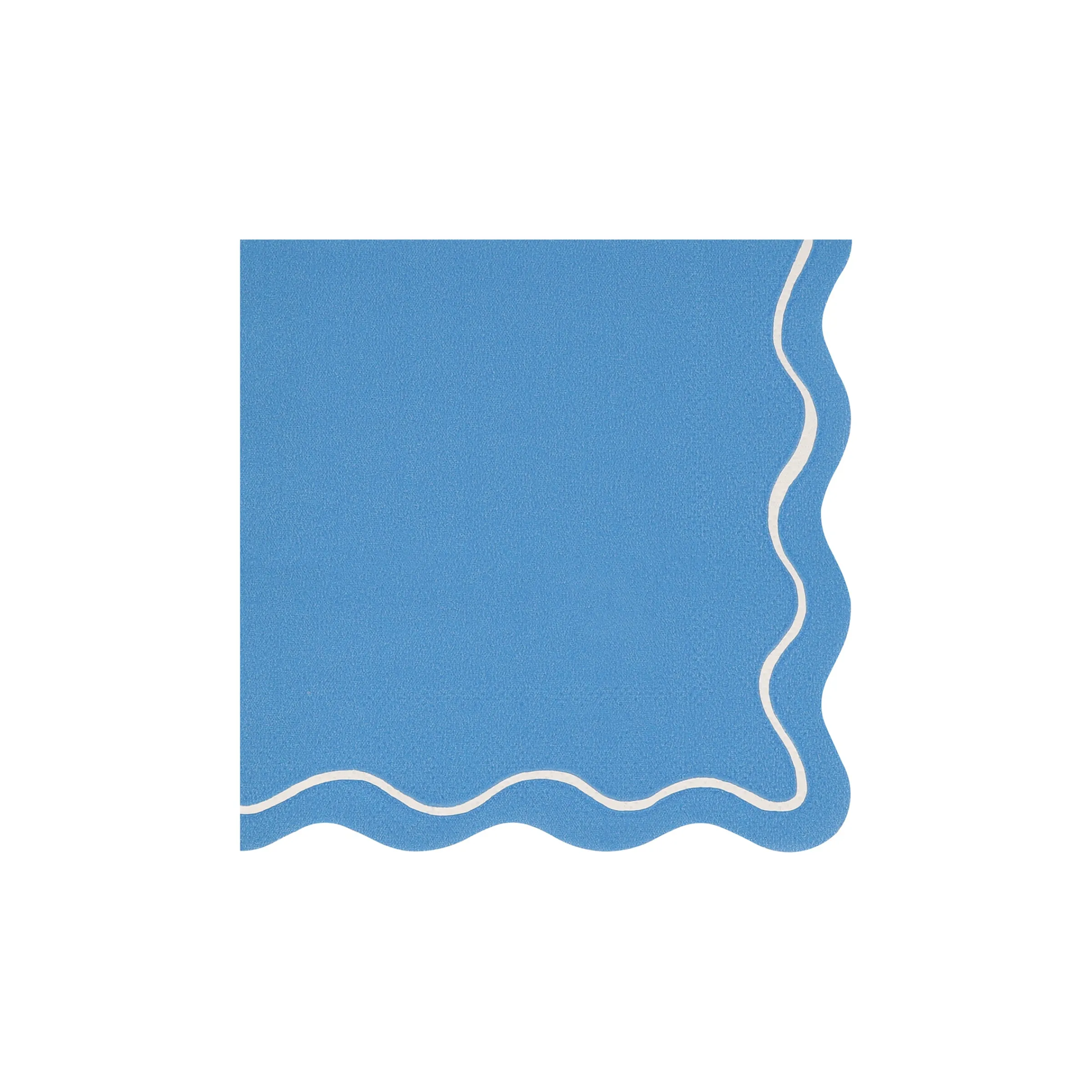 Mixed Wavy Line Small Napkins (x 16)>Meri Meri Clearance