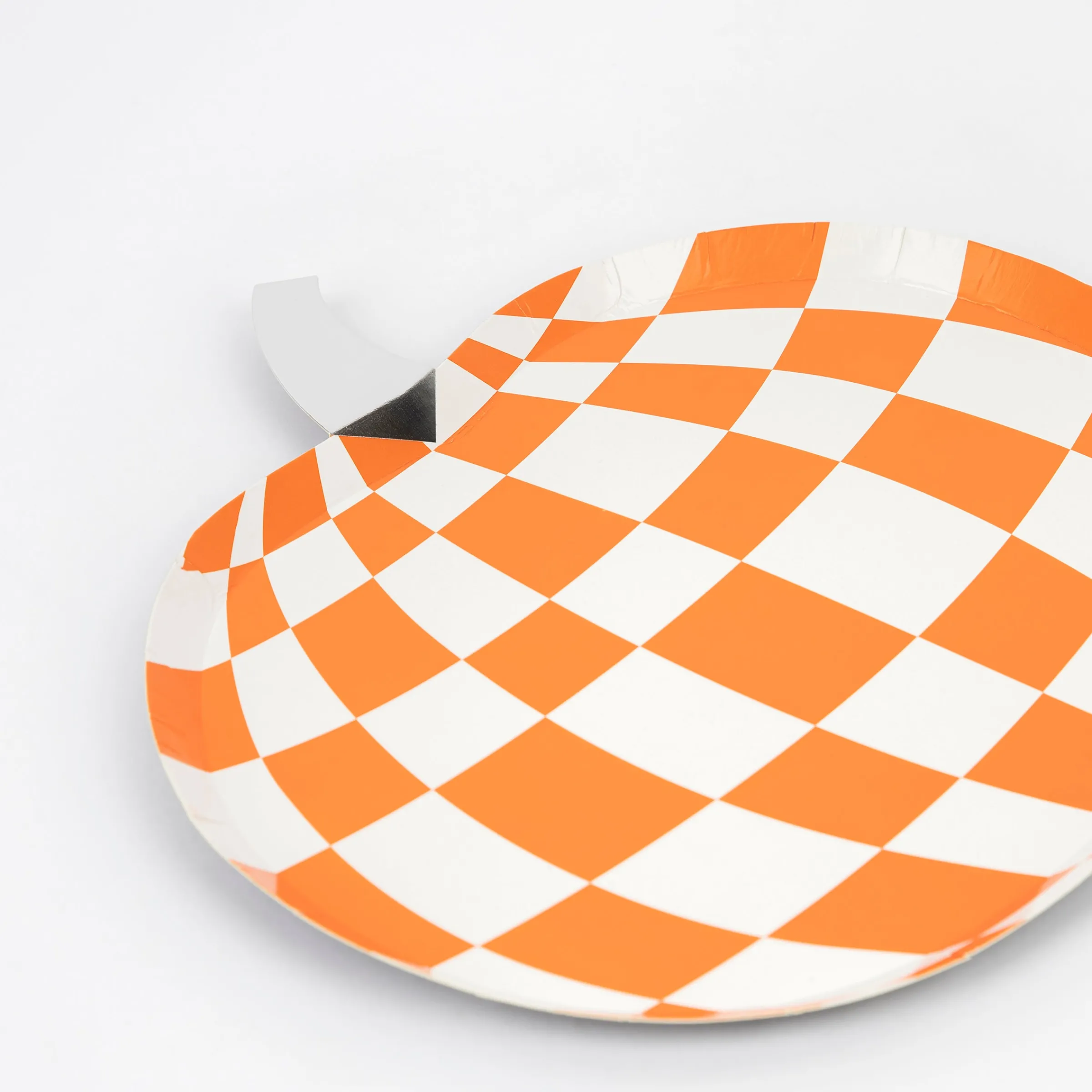 Mod Pattern Pumpkin Plates (x 8)>Meri Meri Online