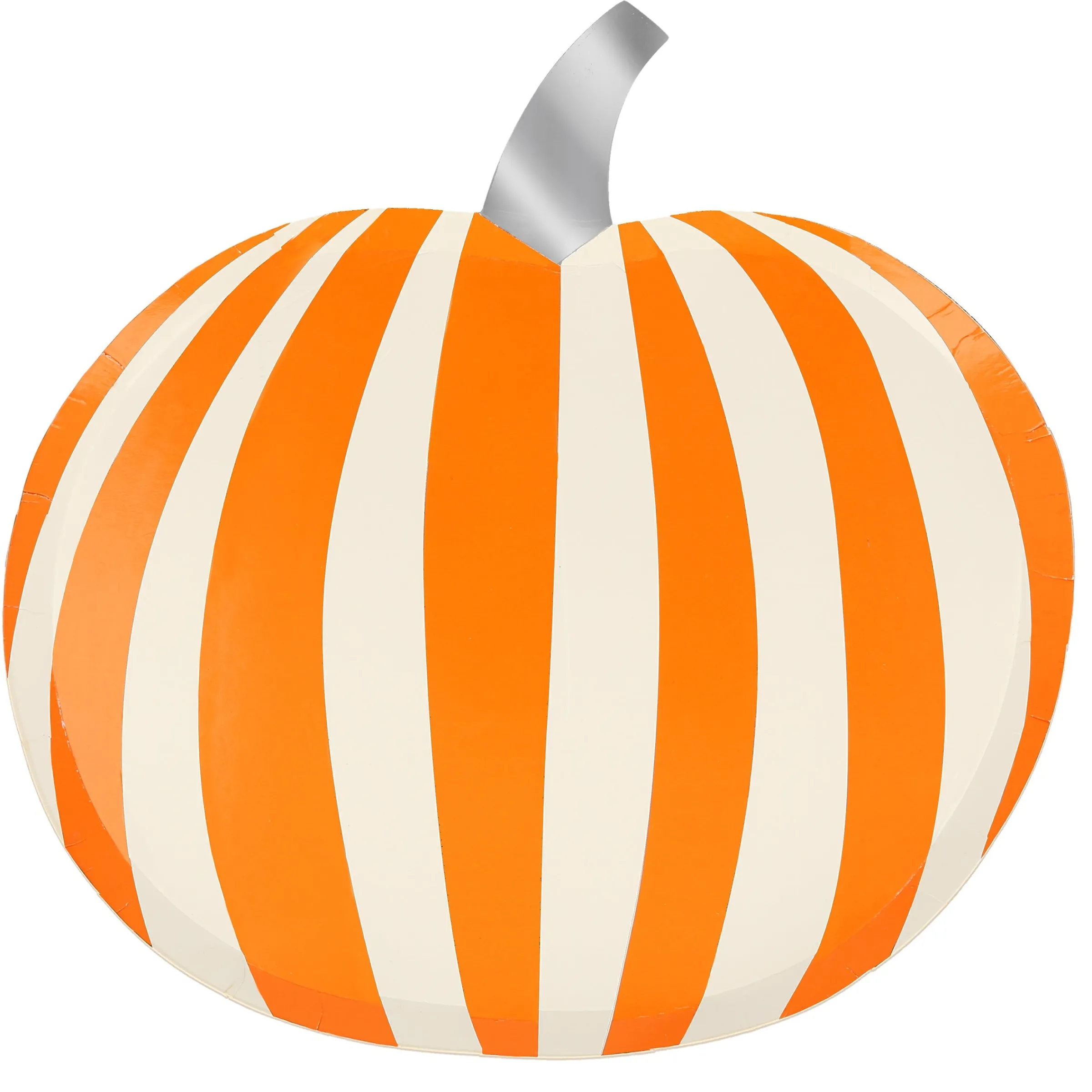 Mod Pattern Pumpkin Plates (x 8)>Meri Meri Online