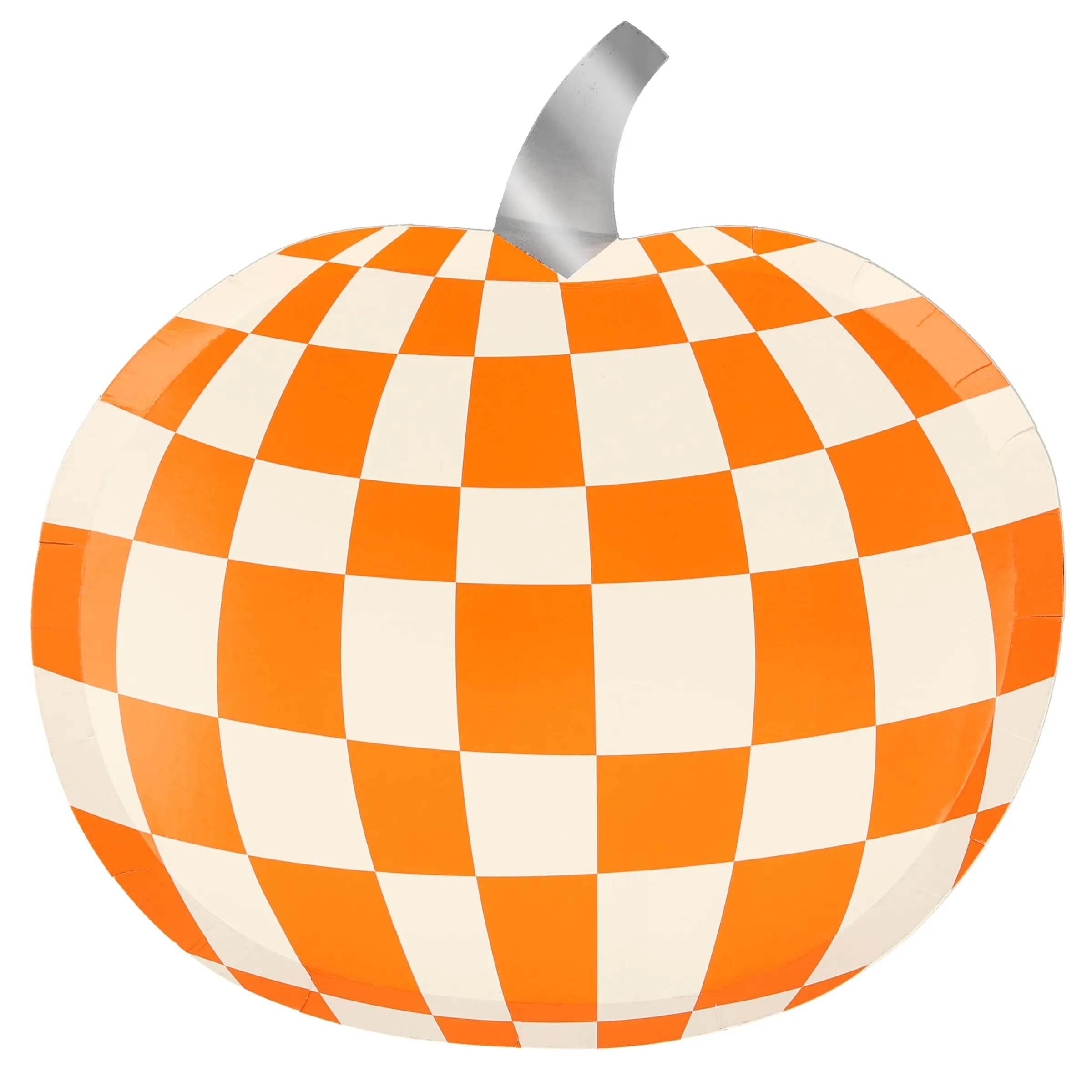 Mod Pattern Pumpkin Plates (x 8)>Meri Meri Online