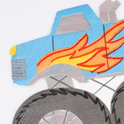 Monster Truck Napkins (x 16)>Meri Meri Fashion