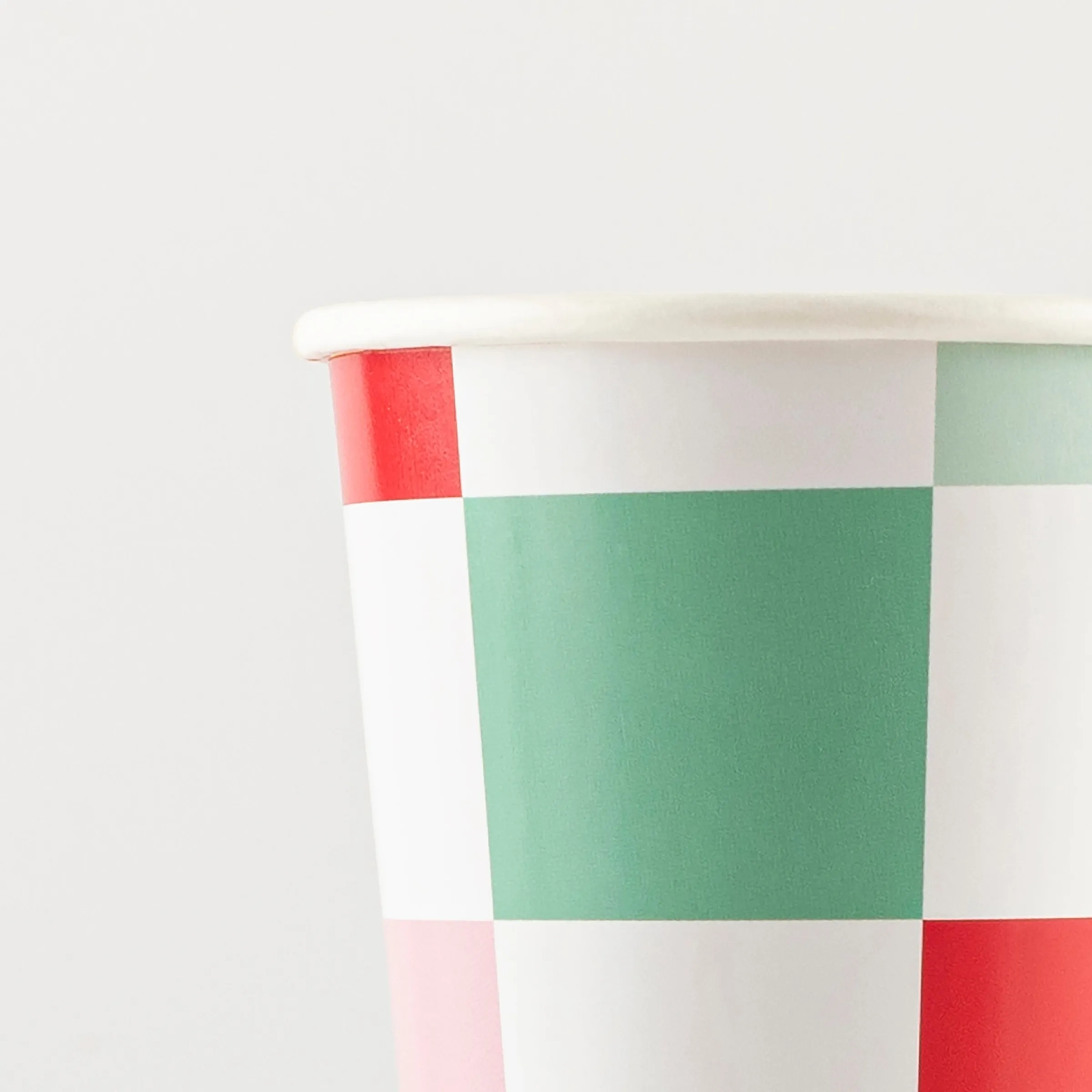 Multi Check Cups (x 8)>Meri Meri Discount