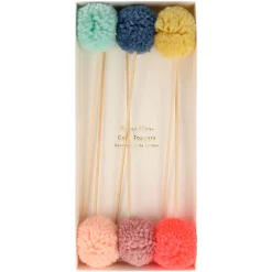 Multi Pompom Cake Toppers (x 6)><noscript><img width=