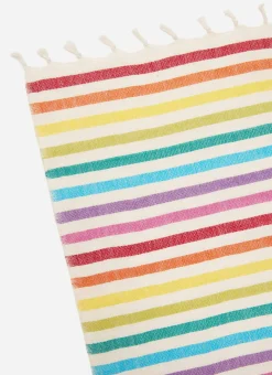 Multi Stripe Rainbow Tablecloth><noscript><img width=