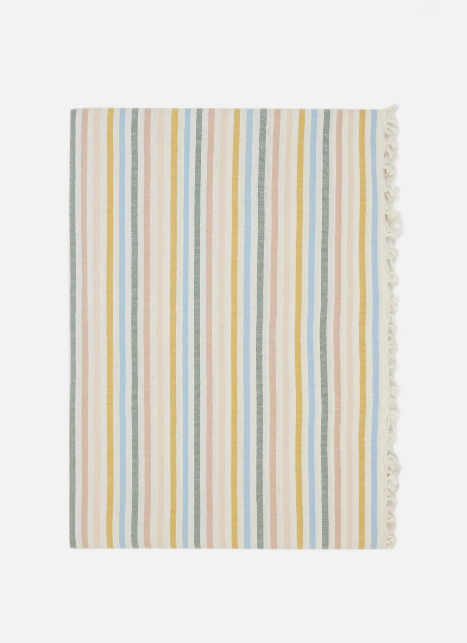 Multi Stripe Spring Pastel Tablecloth>Meri Meri Online
