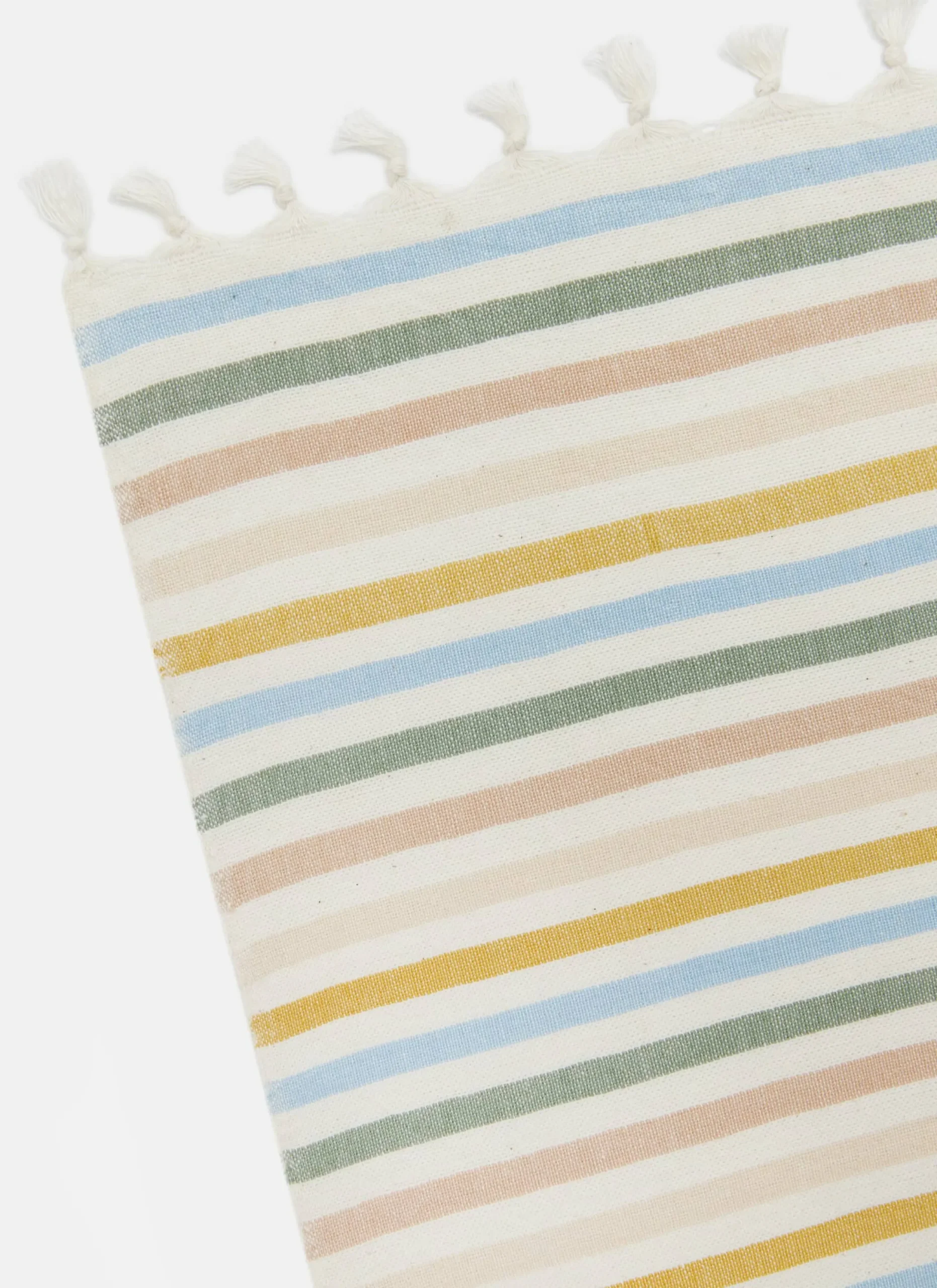 Multi Stripe Spring Pastel Tablecloth>Meri Meri Online