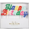 Multicolor Happy Birthday Candle>Meri Meri Outlet