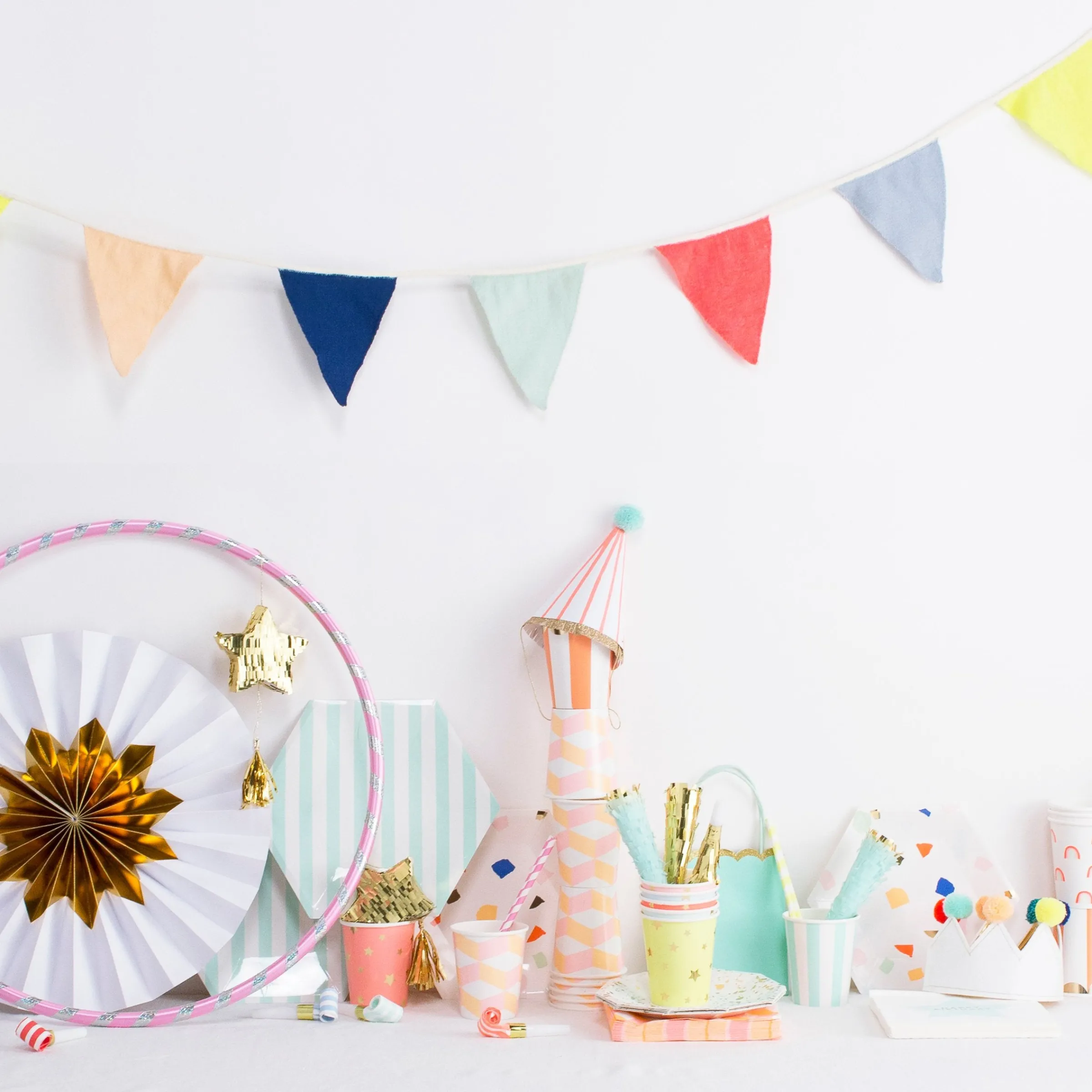 Multicolor Knitted Flag Garland>Meri Meri Discount