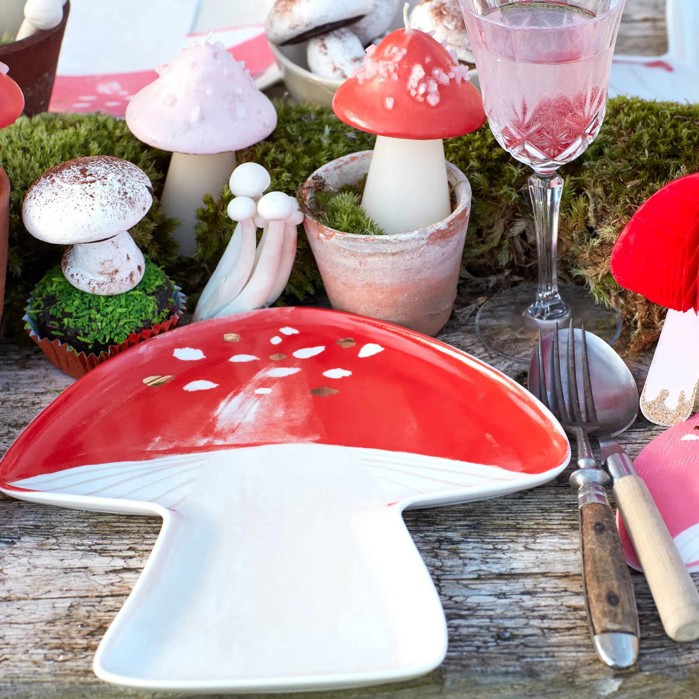 Mushroom Candles (x 3)>Meri Meri Discount