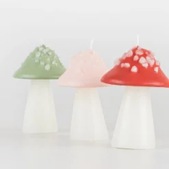 Mushroom Candles (x 3)><noscript><img width=