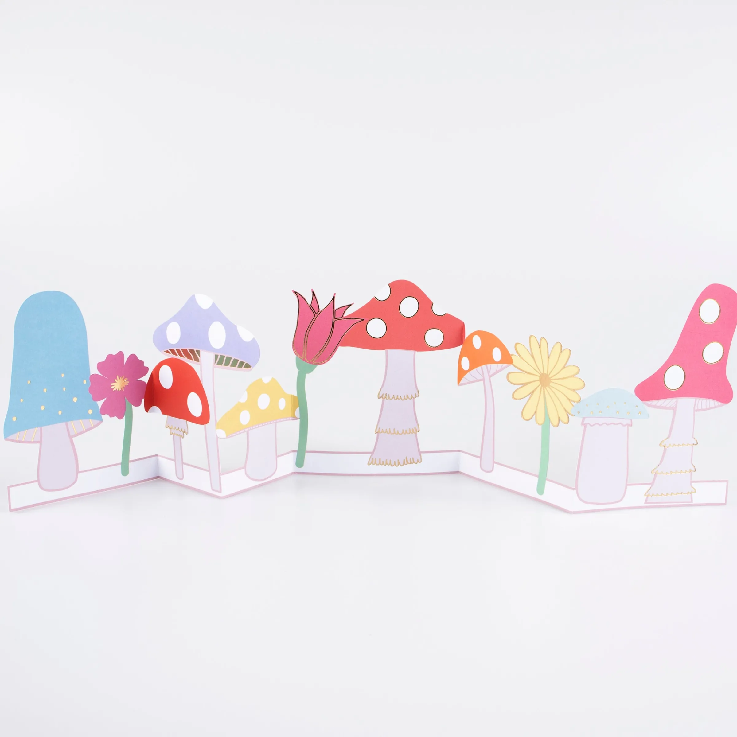 Mushroom Concertina Card>Meri Meri New
