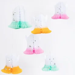 Ombré Ghost Hanging Decorations (x 6)>Meri Meri Sale