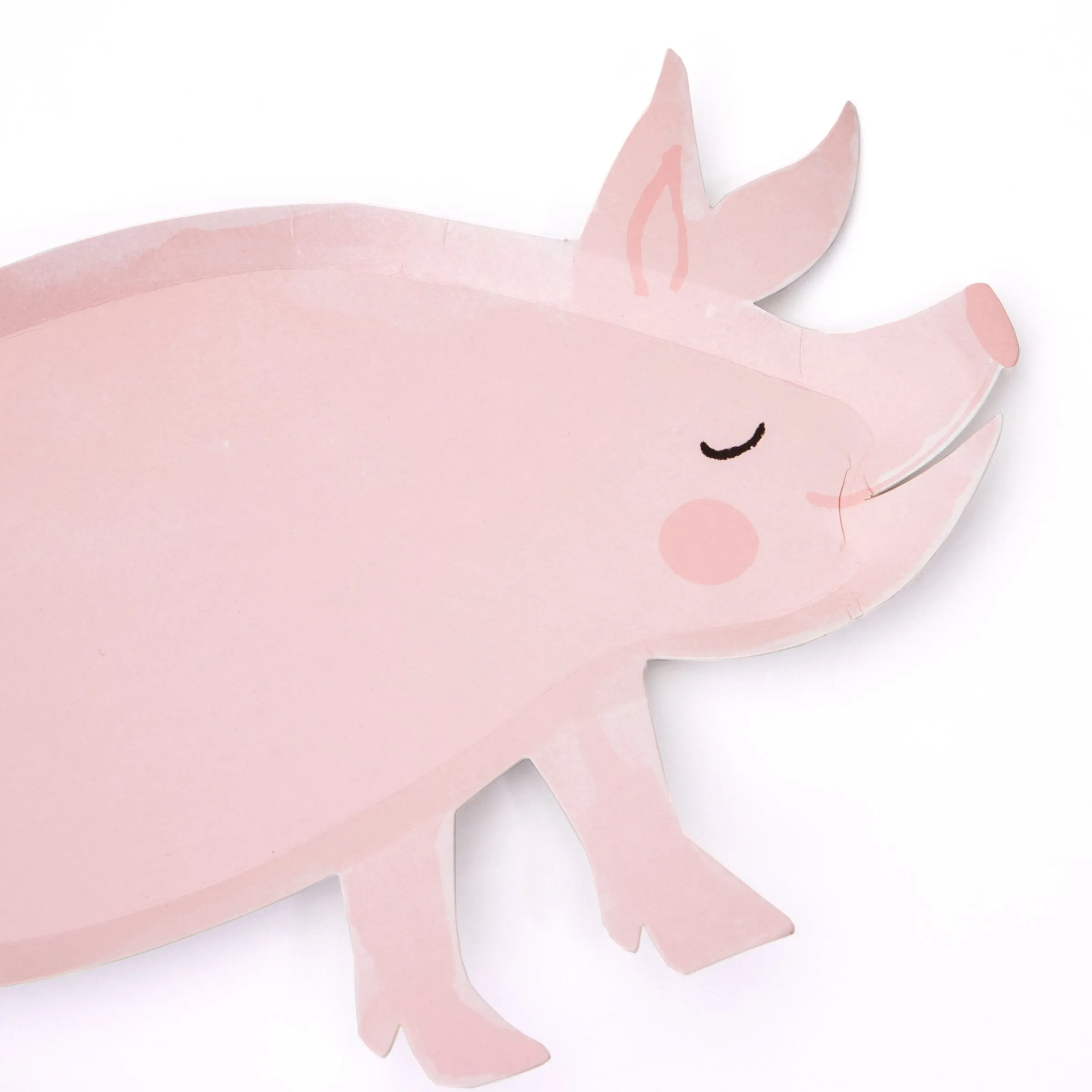 On The Farm Pig Plates (x 12)>Meri Meri Discount