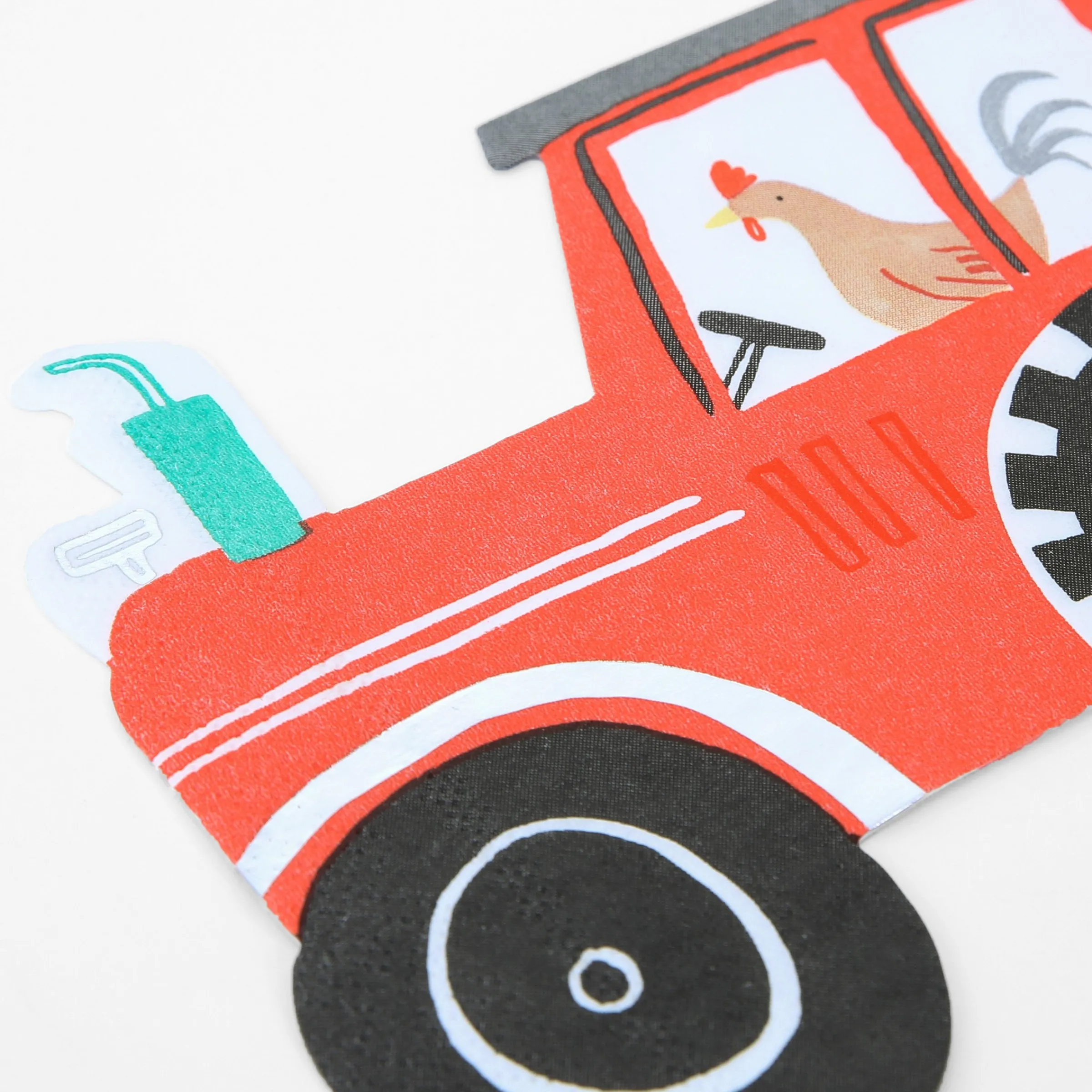 On The Farm Tractor Napkins (x 16)>Meri Meri Best