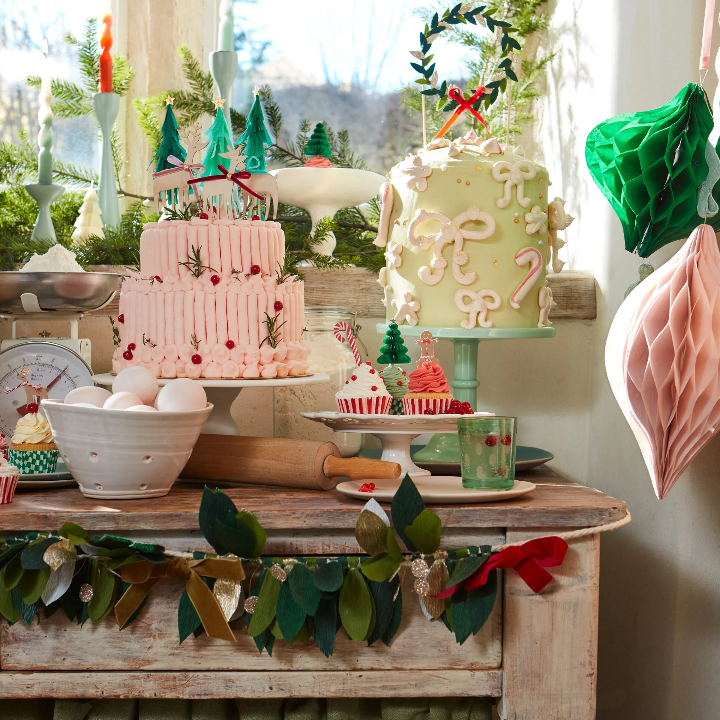 Paper Festive Foliage Garland>Meri Meri Online