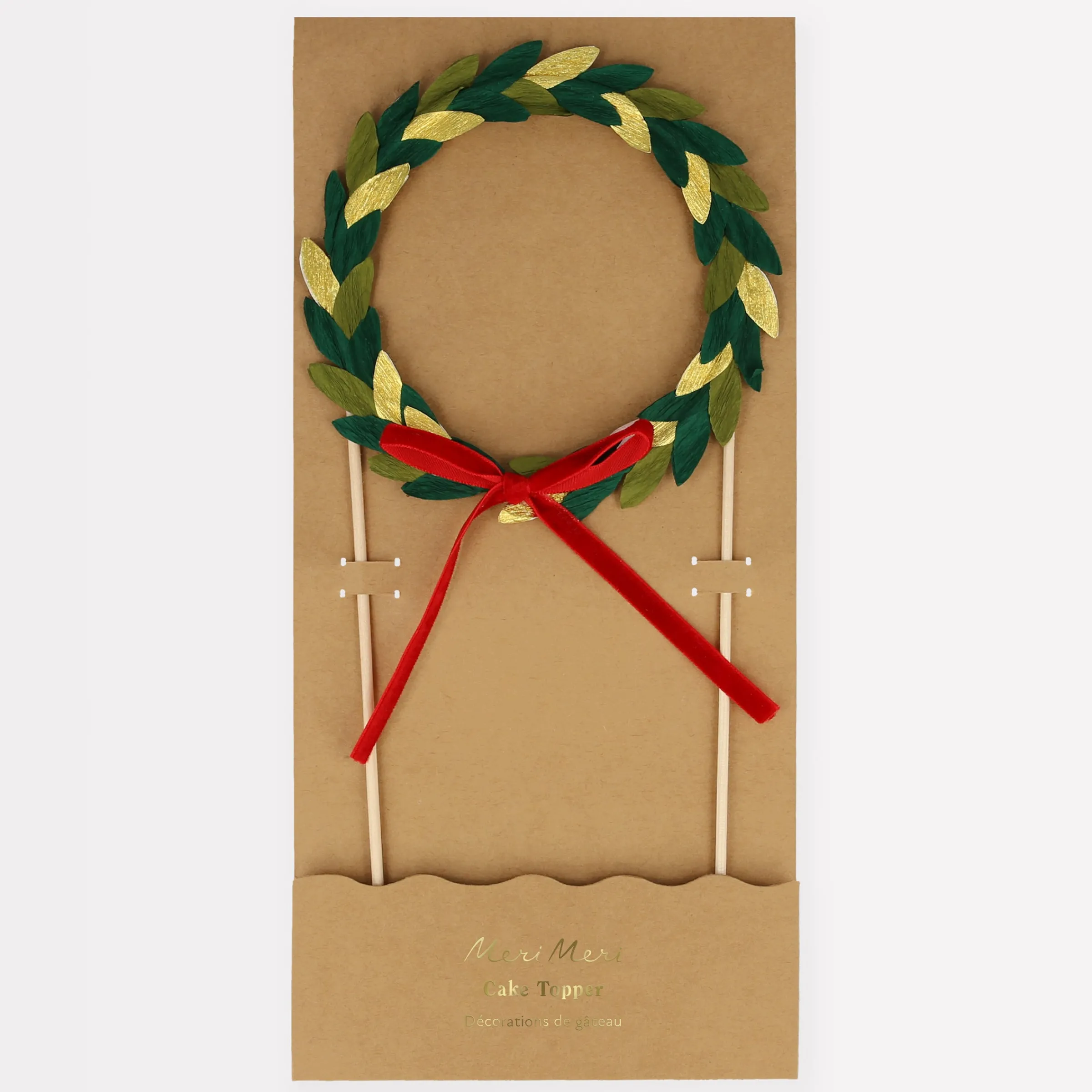 Paper Wreath Cake Topper>Meri Meri Outlet