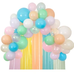 Pastel Balloon & Streamer Garland (x 50 balloons)><noscript><img width=