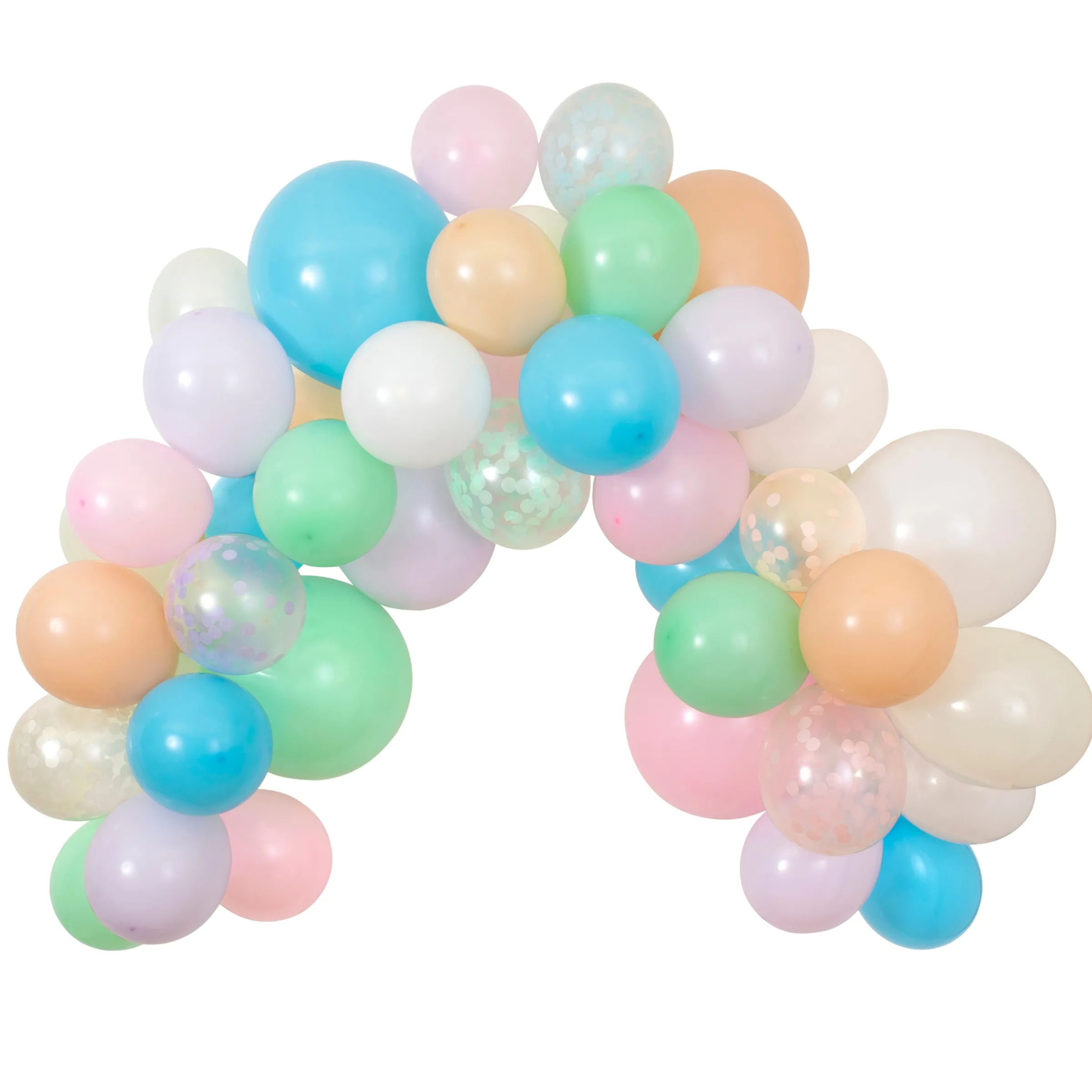 Pastel Balloon & Streamer Garland (x 50 balloons)>Meri Meri New