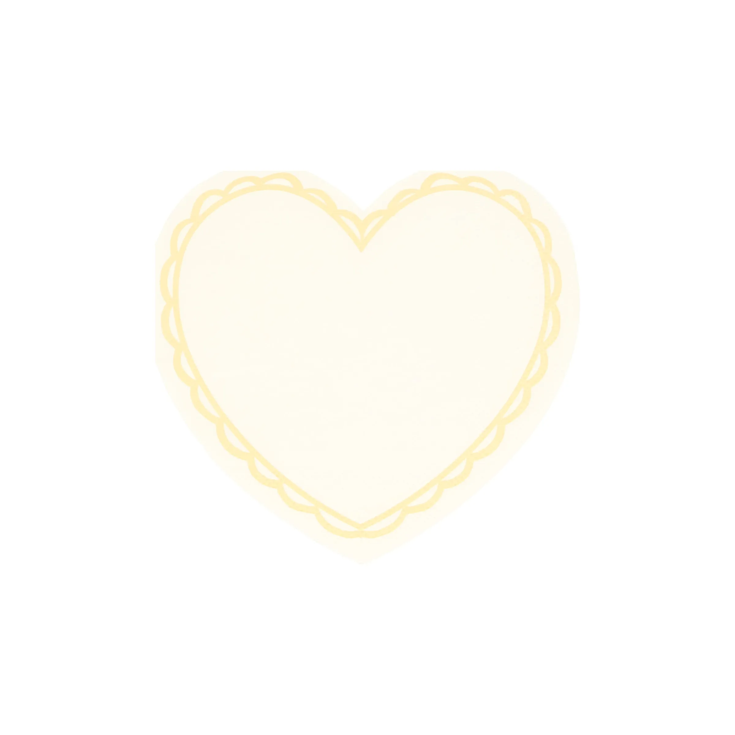 Pastel Heart Small Napkins (x 16)>Meri Meri New