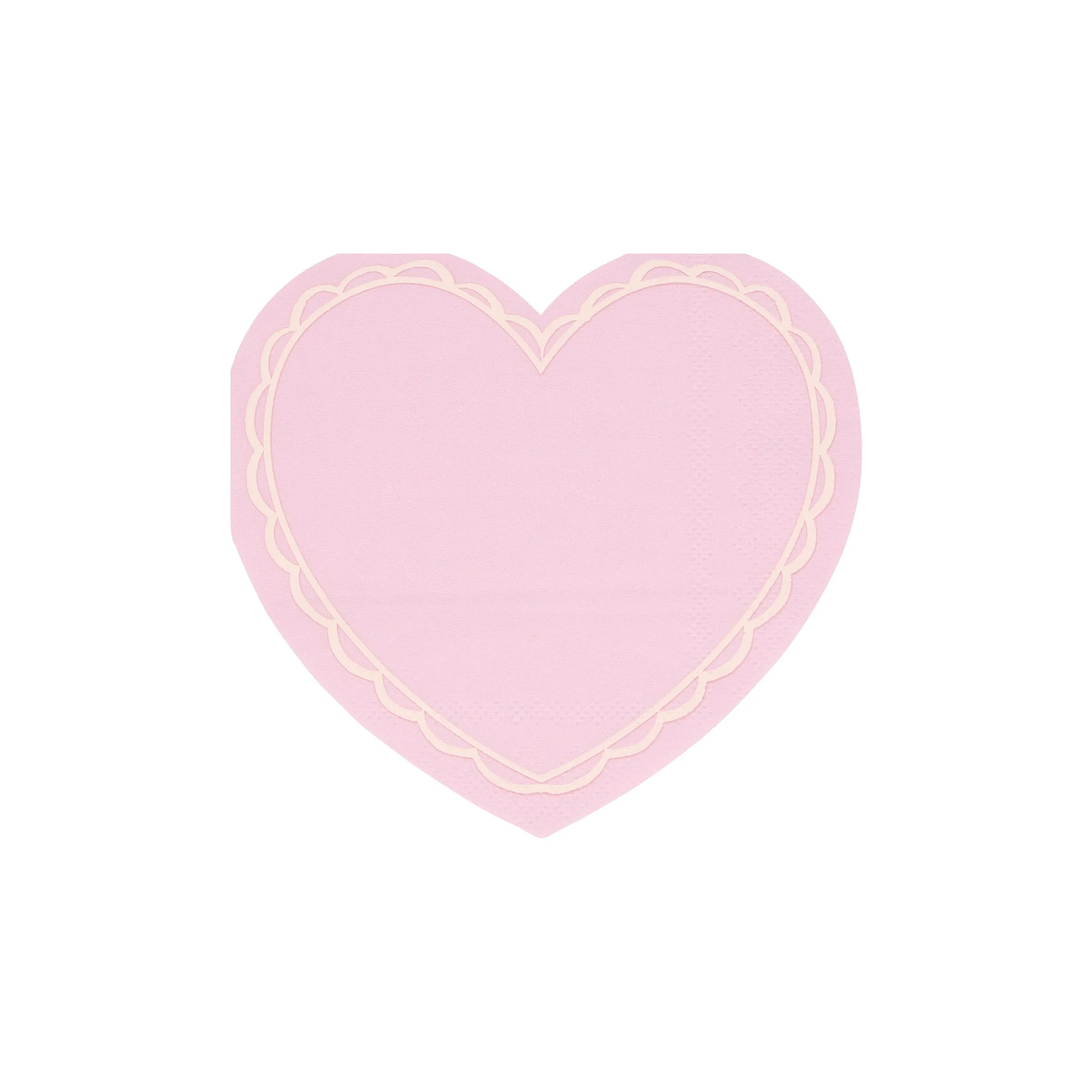Pastel Heart Small Napkins (x 16)>Meri Meri New