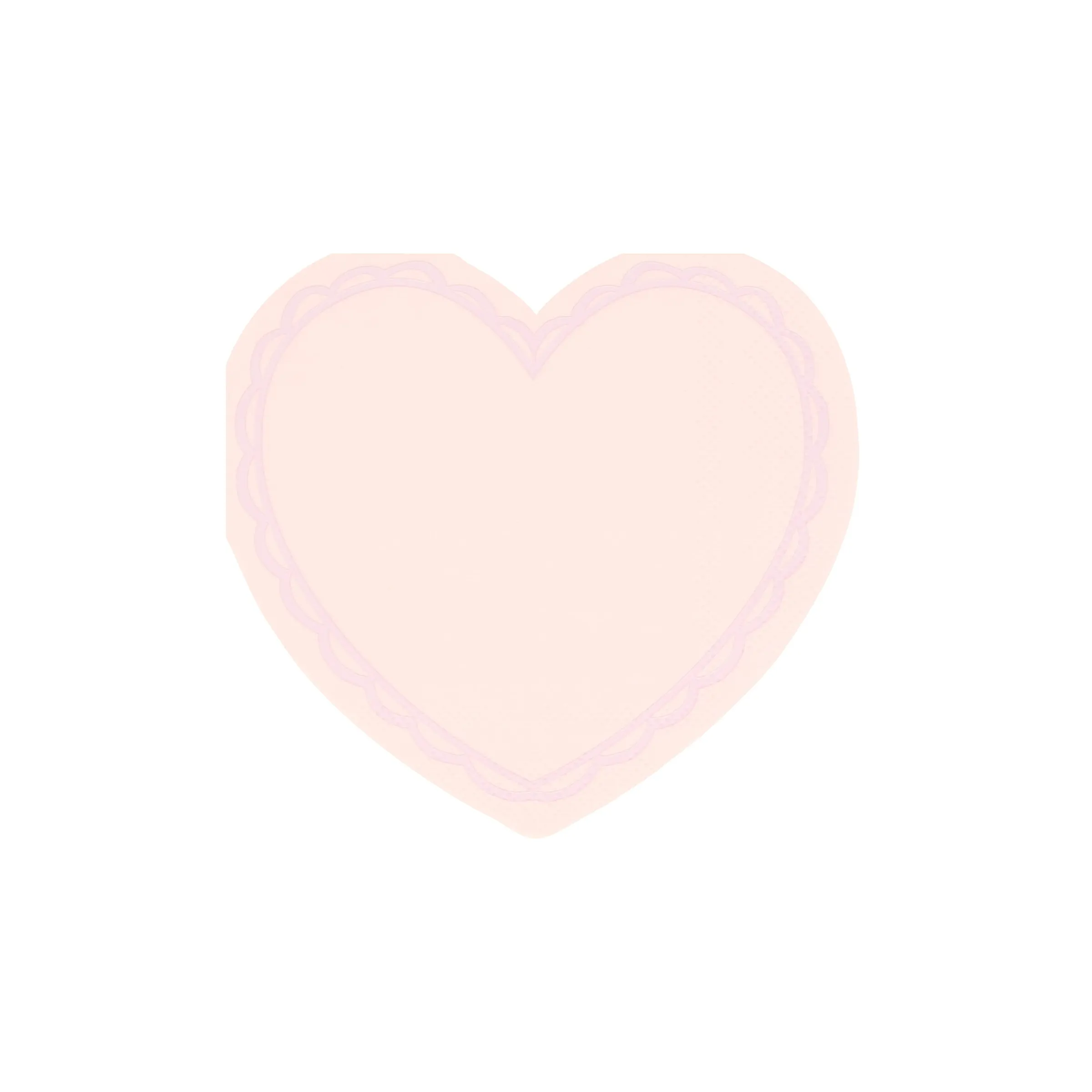 Pastel Heart Small Napkins (x 16)>Meri Meri New