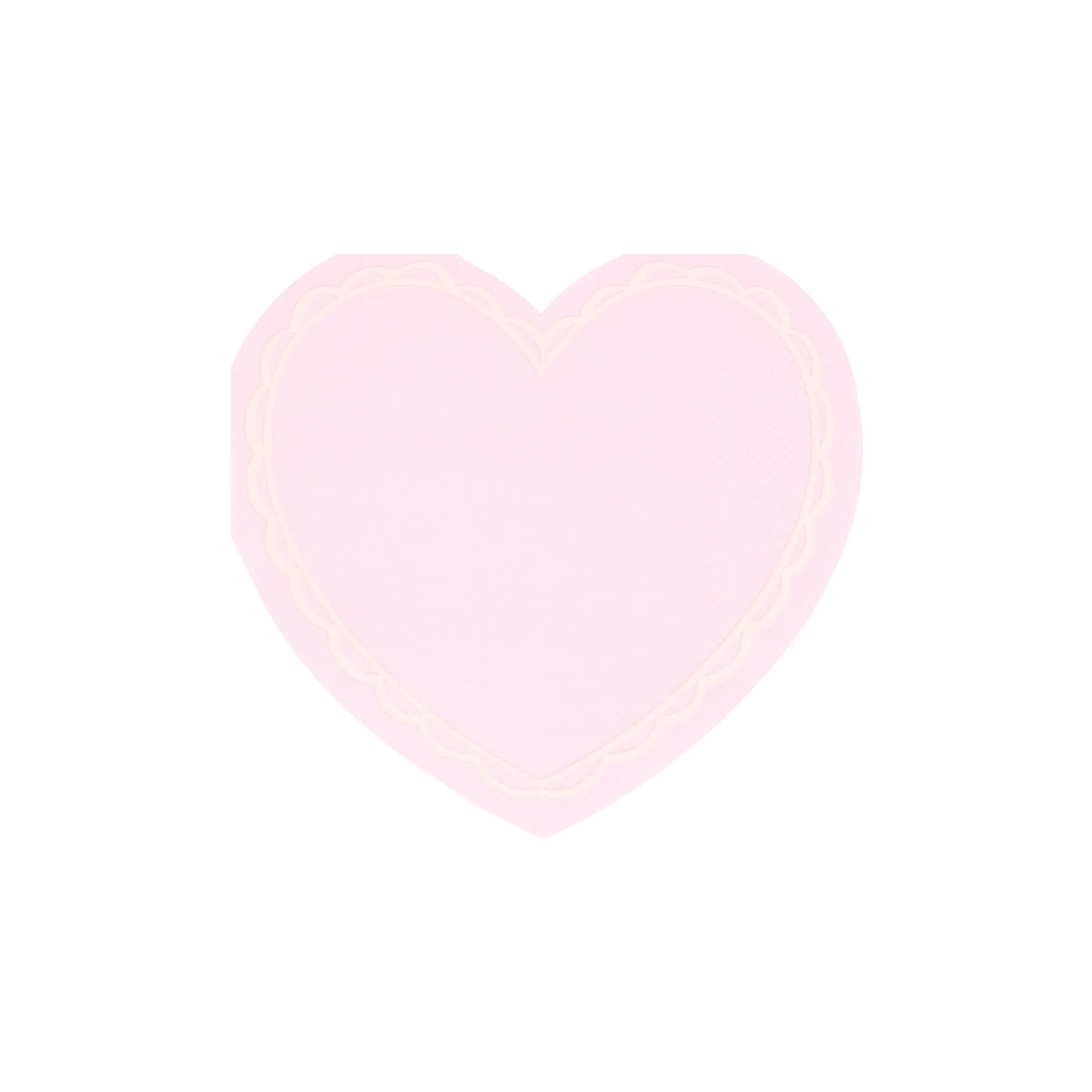 Pastel Heart Small Napkins (x 16)>Meri Meri New
