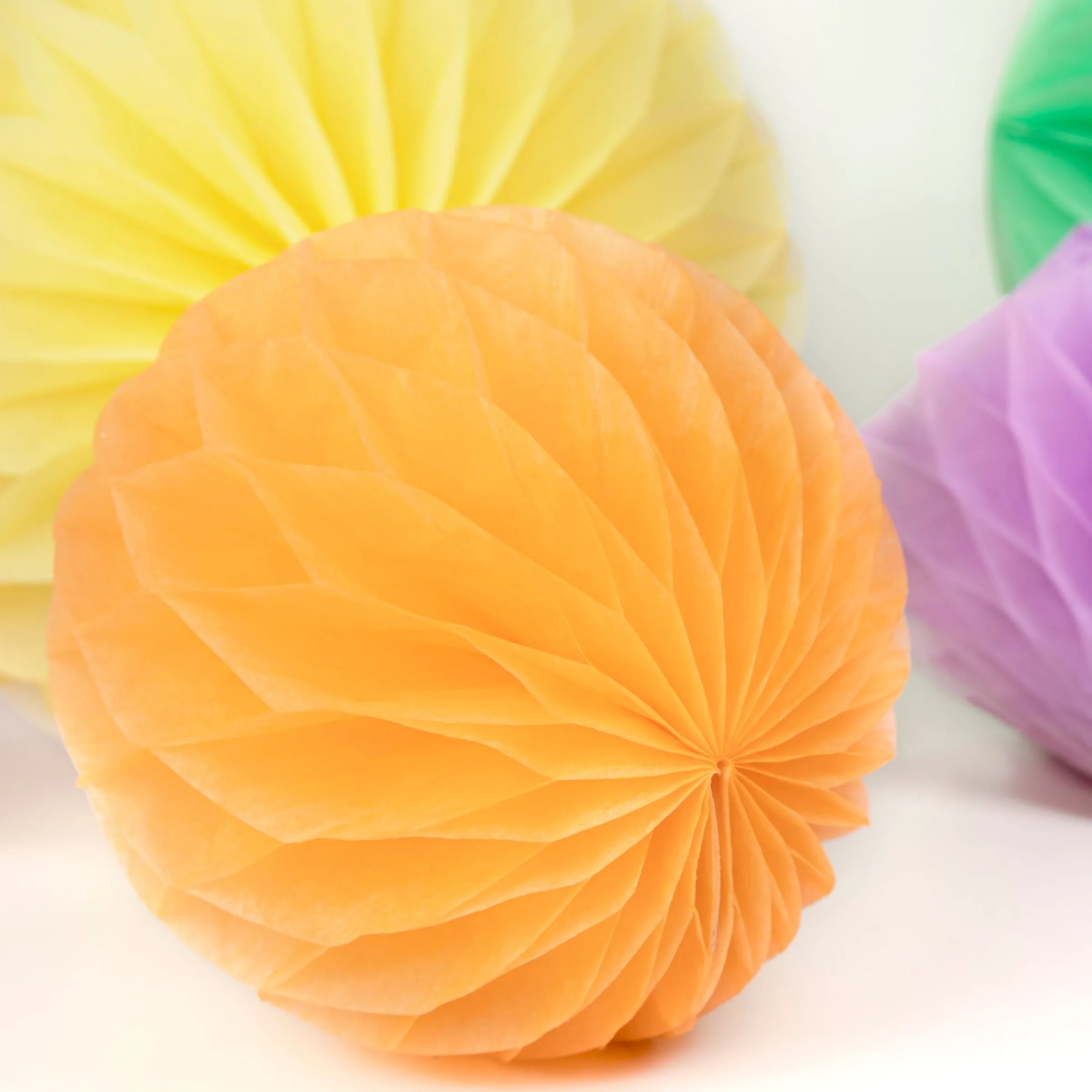 Pastel Honeycomb Decoration Kit (x 16)>Meri Meri Online