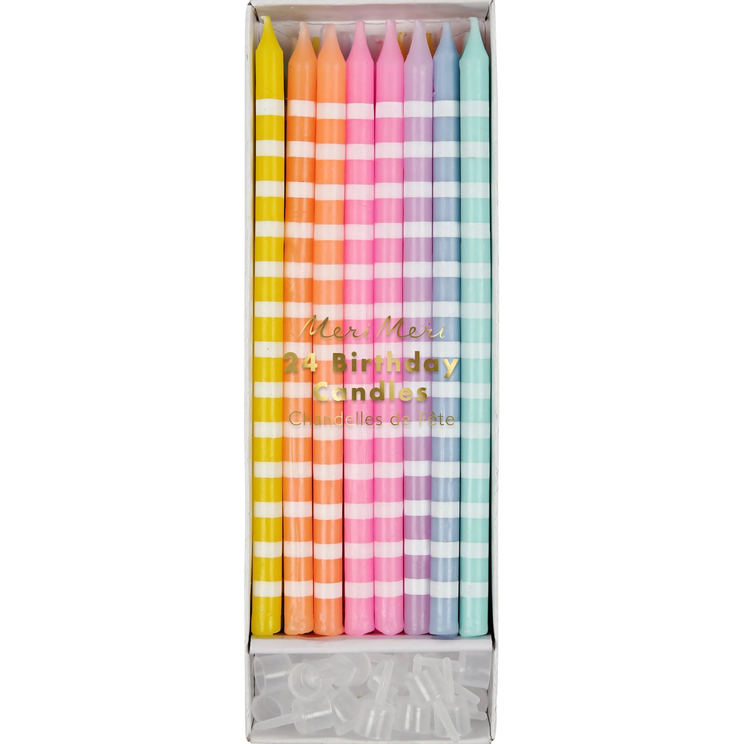 Pastel Party Candles (x 24)>Meri Meri Online