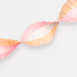 Peach & Pink Stitched Streamer><noscript><img width=