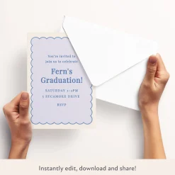 Periwinkle Scallop Download & Print Invitation><noscript><img width=