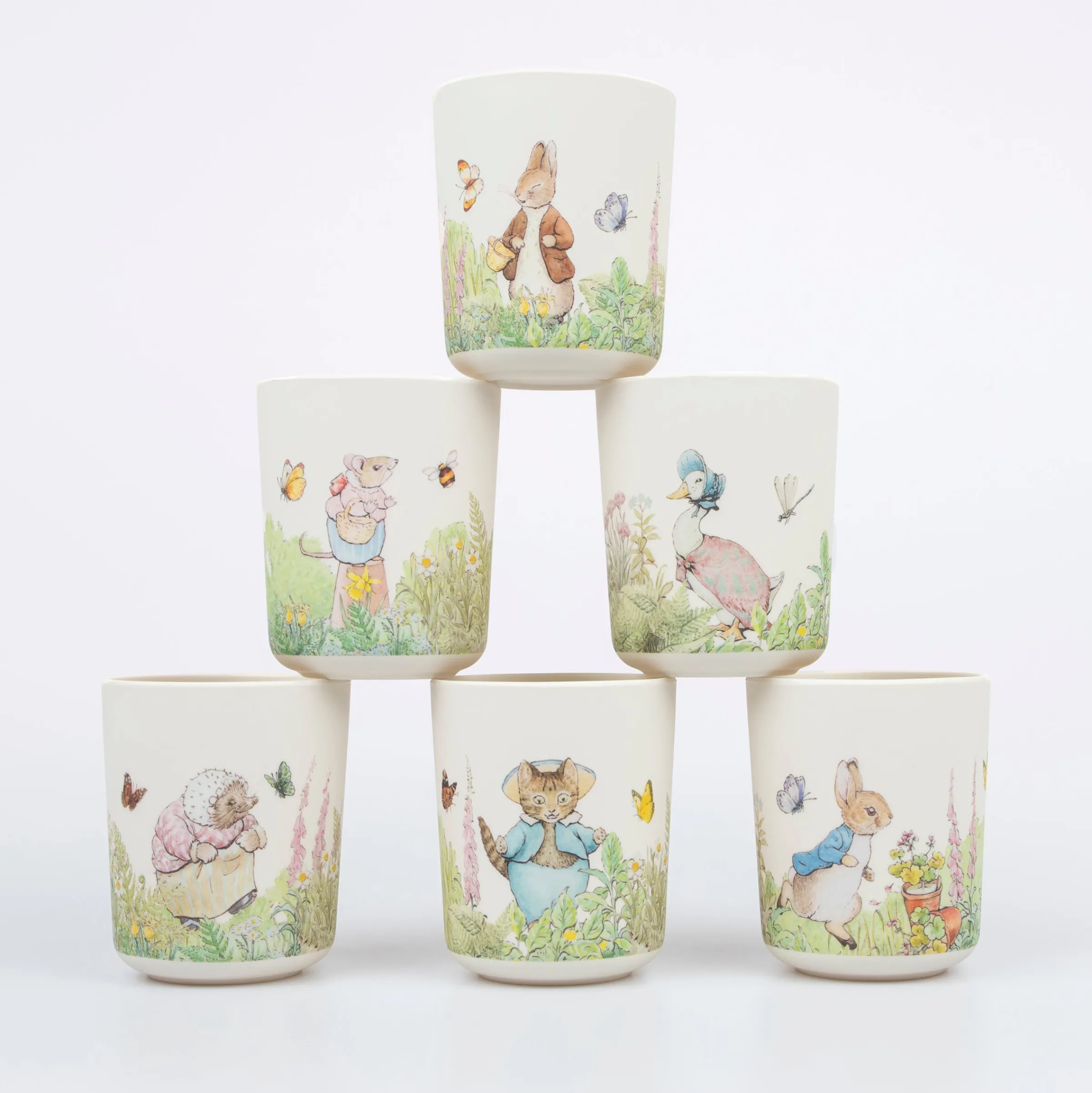 Peter Rabbit™ Reusable Cups (x 6)>Meri Meri Online