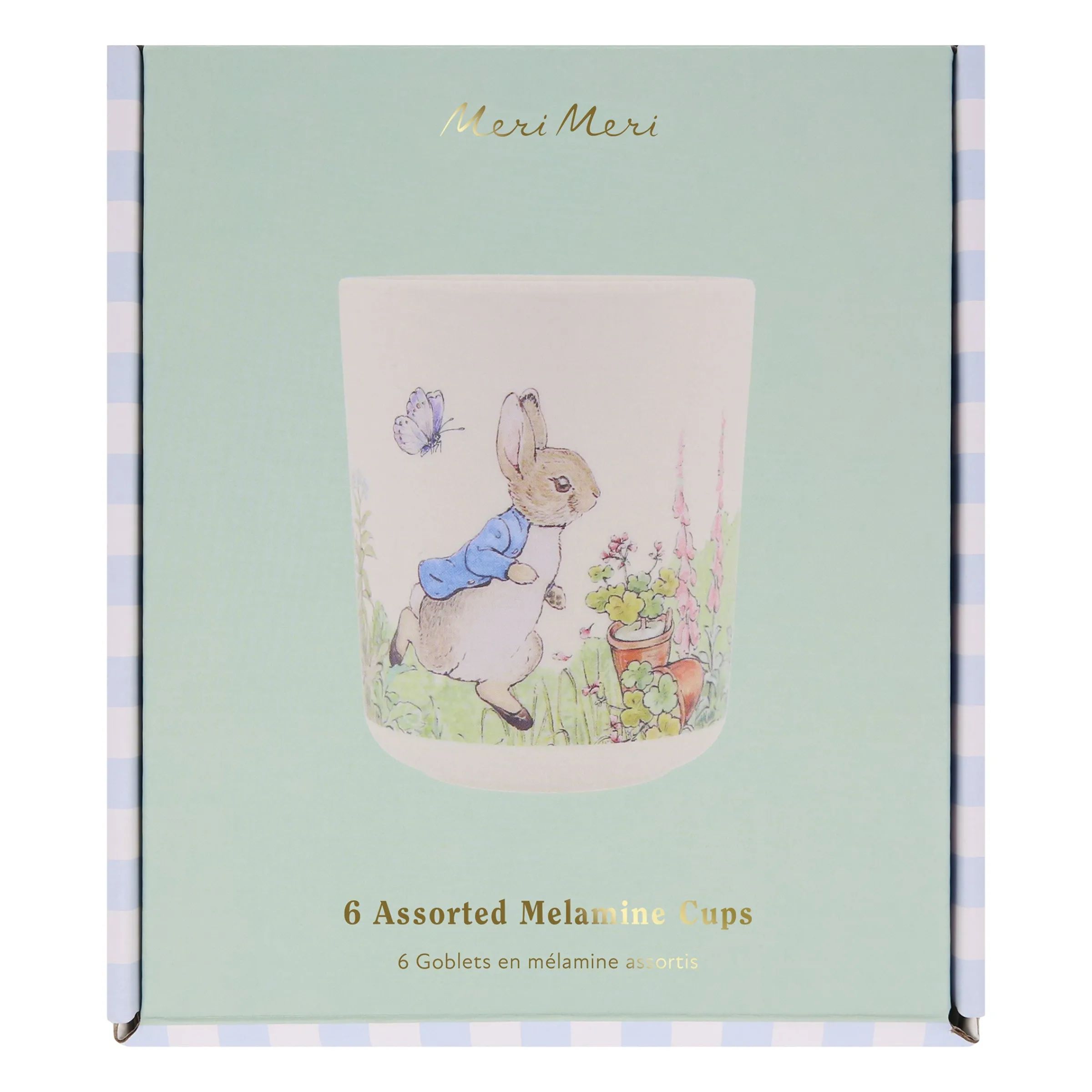 Peter Rabbit™ Reusable Cups (x 6)>Meri Meri Online