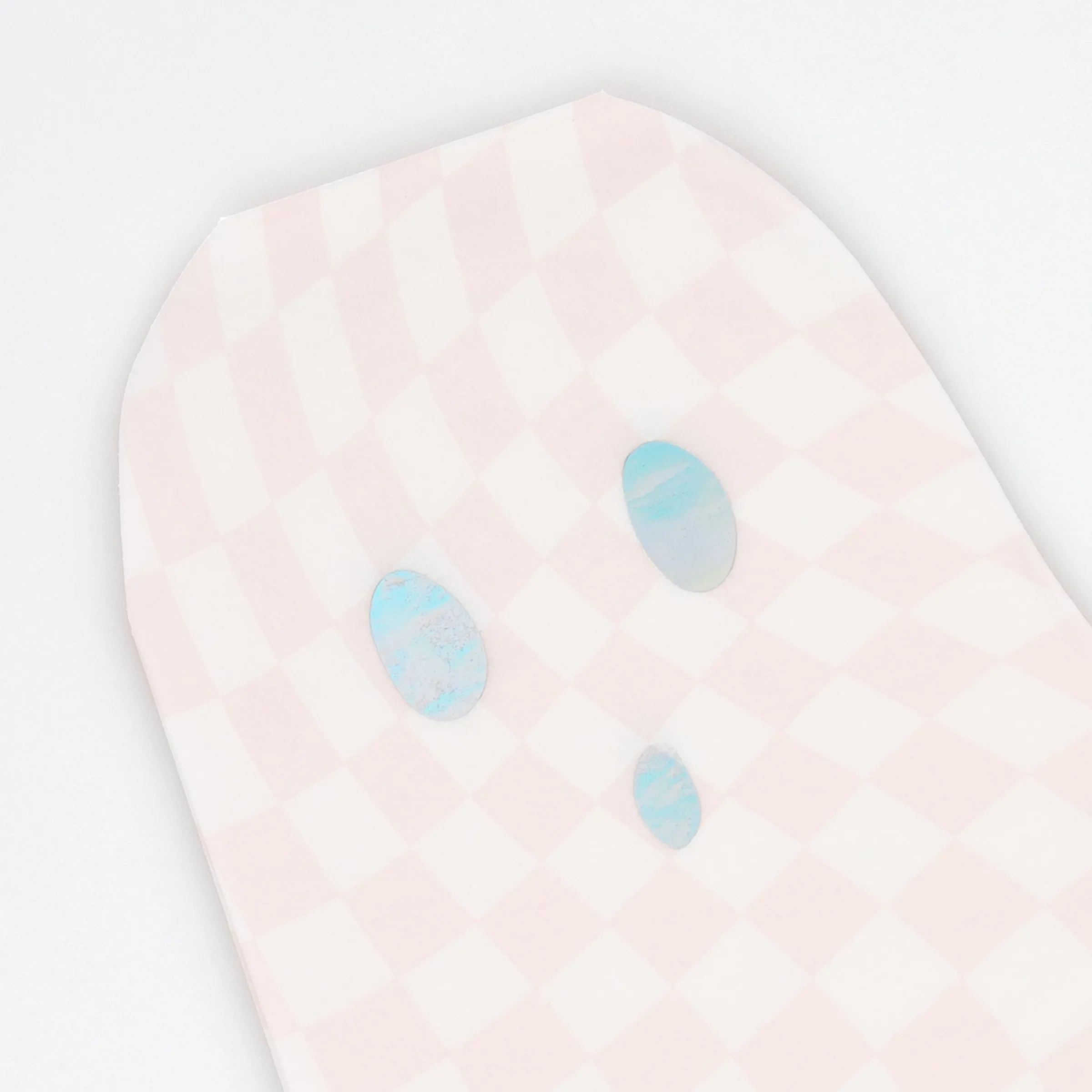 Pink Checker Ghost Napkins (x 16)>Meri Meri Fashion