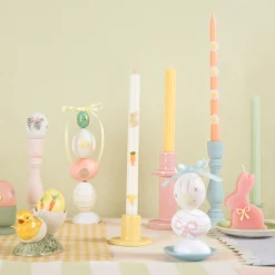 Pink Daisy Taper Candles (x 2)>Meri Meri Outlet