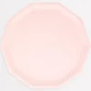 Pink Decagon Compostable Dinner Plates (x 8)>Meri Meri Sale