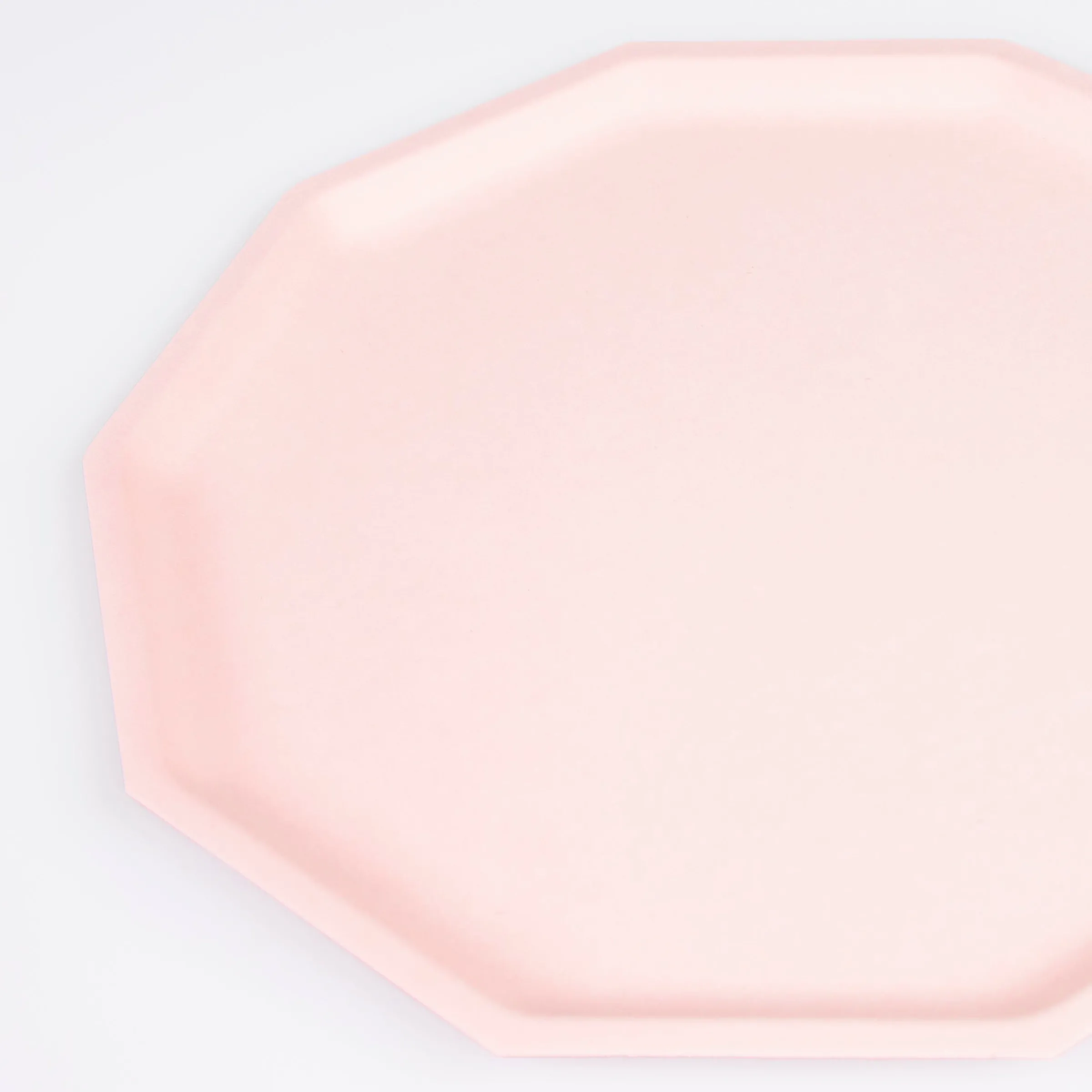 Pink Decagon Compostable Dinner Plates (x 8)>Meri Meri Sale
