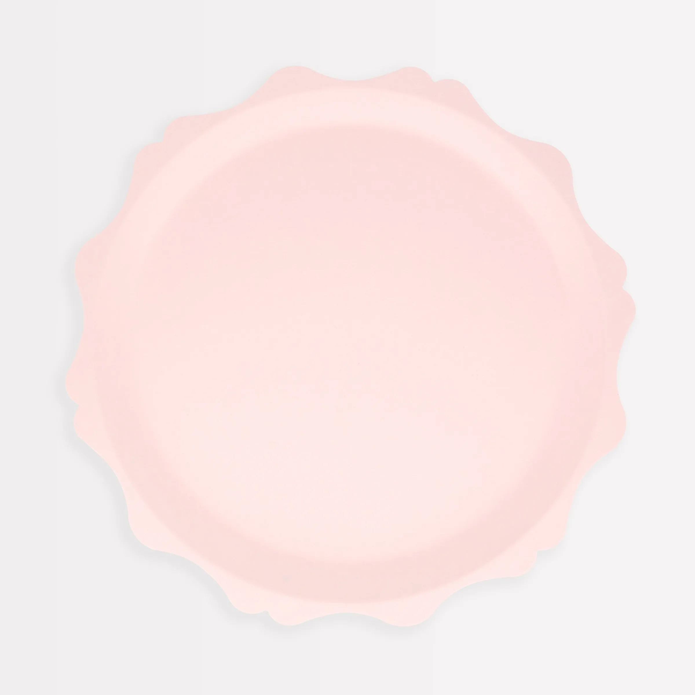 Pink Decorative Edge Compostable Side Plates (x 8)>Meri Meri Clearance