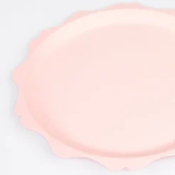 Pink Decorative Edge Compostable Side Plates (x 8)><noscript><img width=