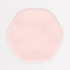 Pink Dot Edged Flower Compostable Side Plates (x 8)>Meri Meri Fashion