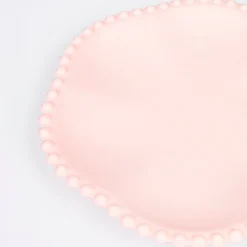 Pink Dot Edged Flower Compostable Side Plates (x 8)><noscript><img width=