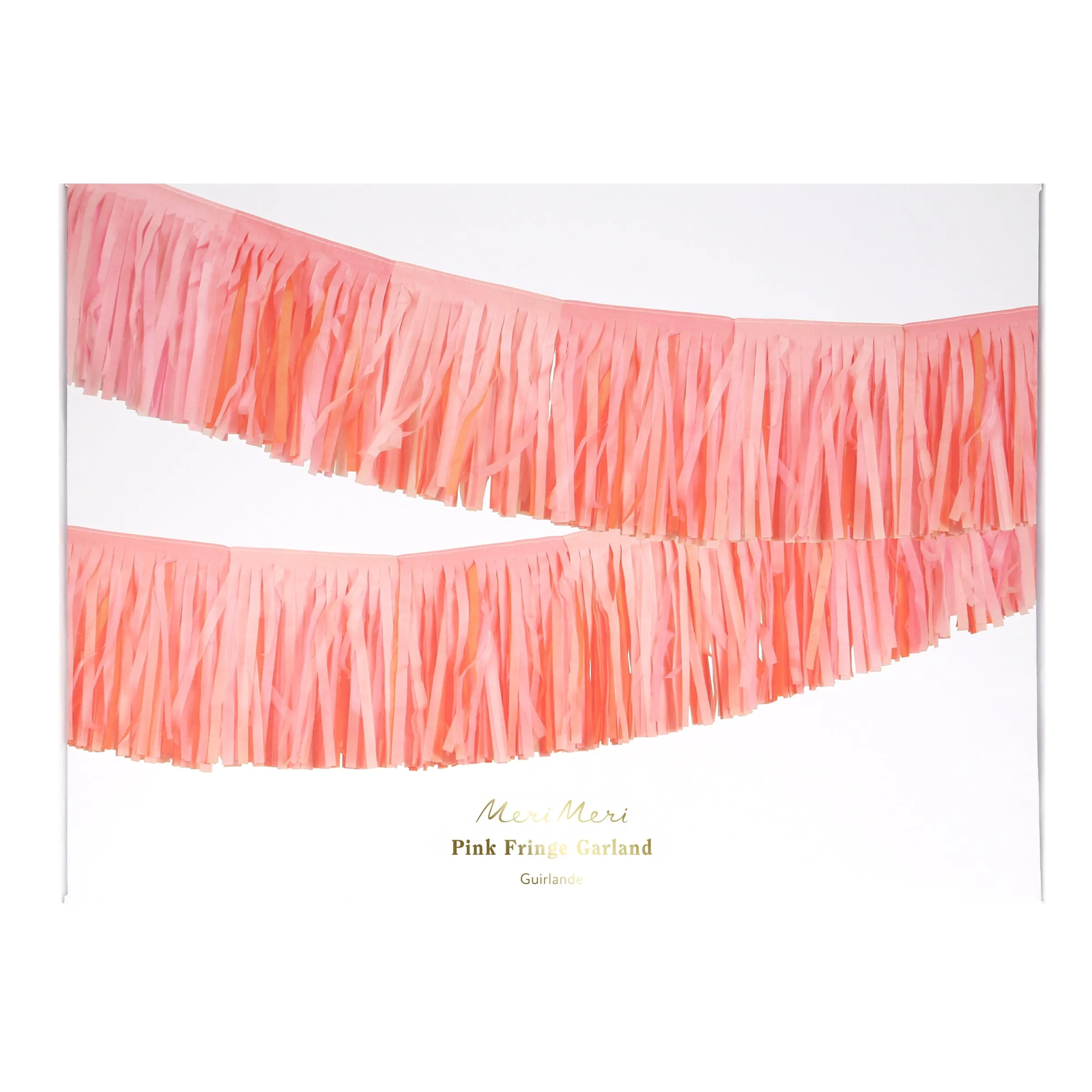 Pink Fringe Garland>Meri Meri Hot