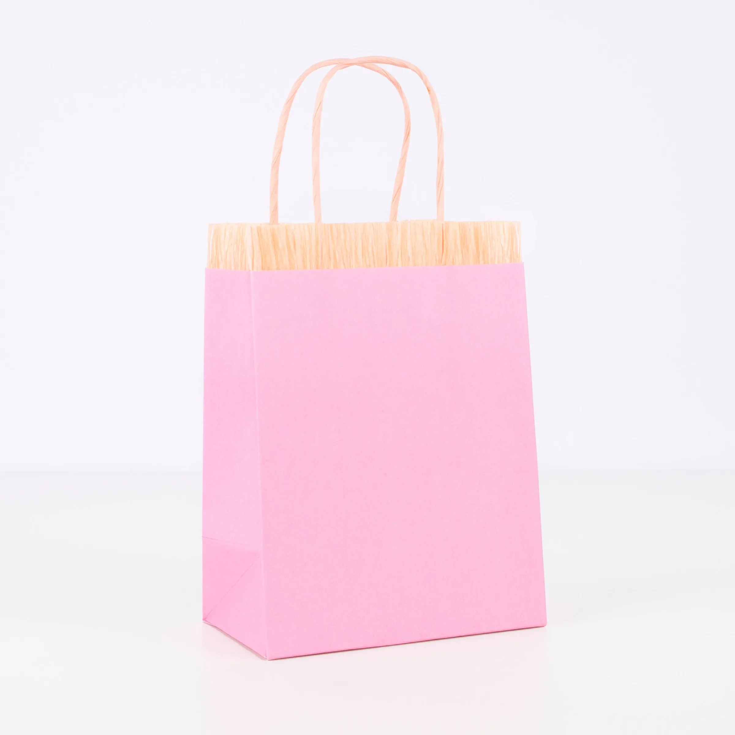 Pink Fringe Party Bags (x 8)>Meri Meri Outlet