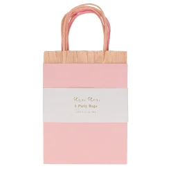 Pink Fringe Party Bags (x 8)><noscript><img width=