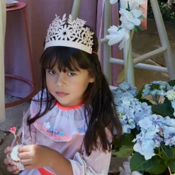 Pink Glitter Party Crowns (x 8)><noscript><img width=