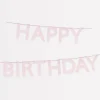 Pink Happy Birthday Garland>Meri Meri Discount