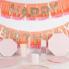 Pink Happy Birthday Party Set>Meri Meri Discount