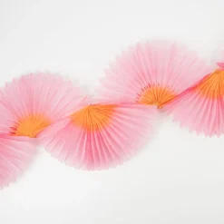 Pink Honeycomb Fan Garland><noscript><img width=