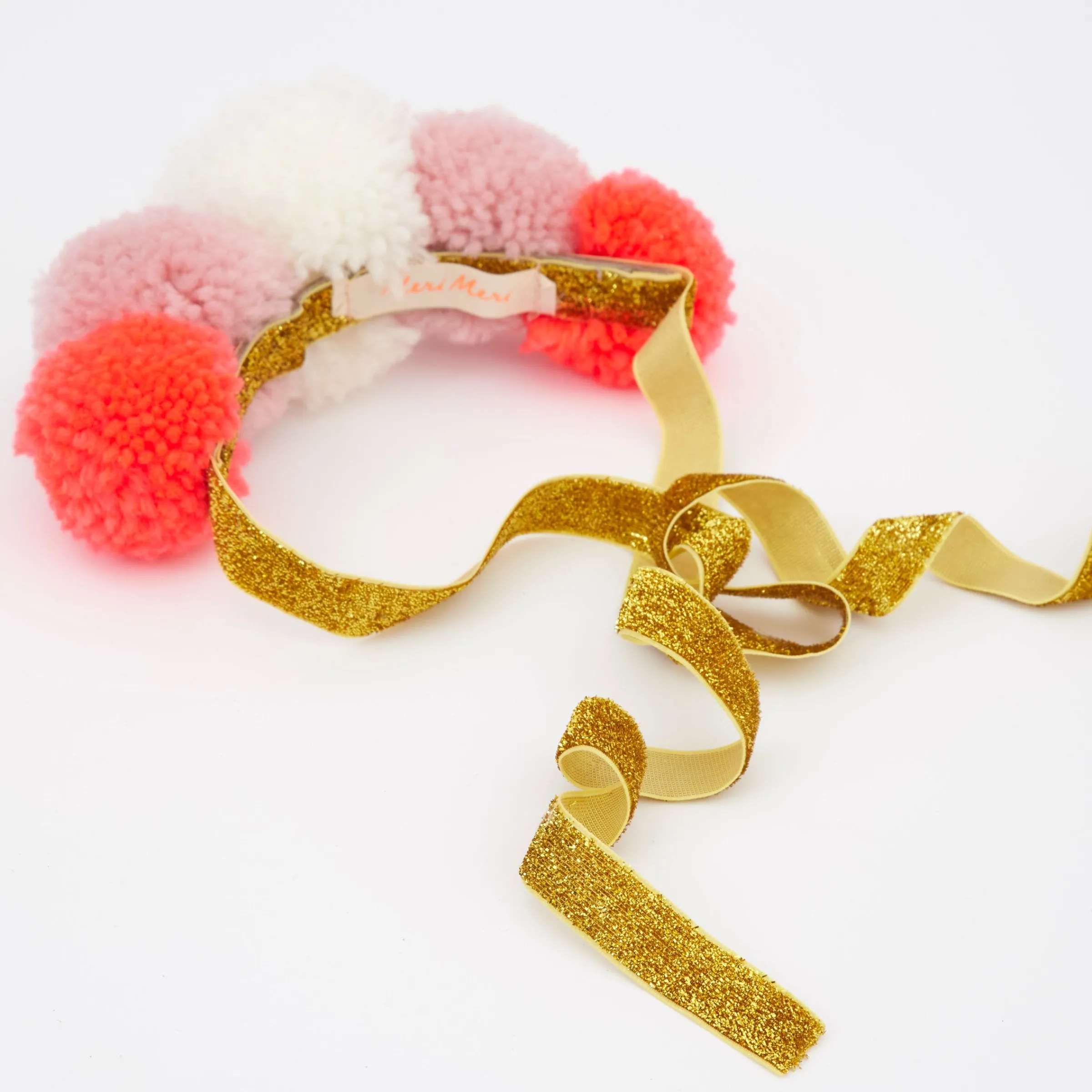 Pink Pompom Crown>Meri Meri Sale