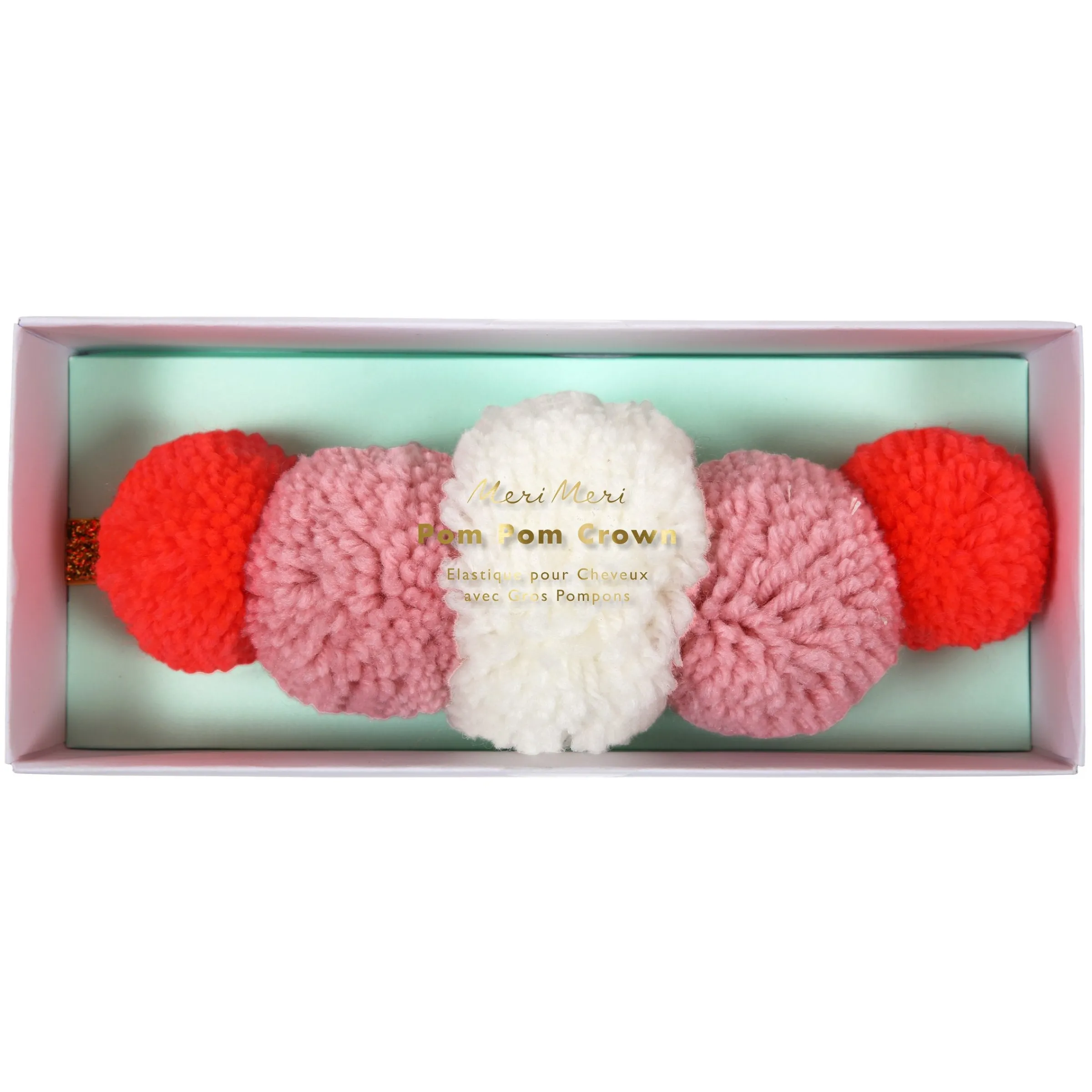 Pink Pompom Crown>Meri Meri Sale