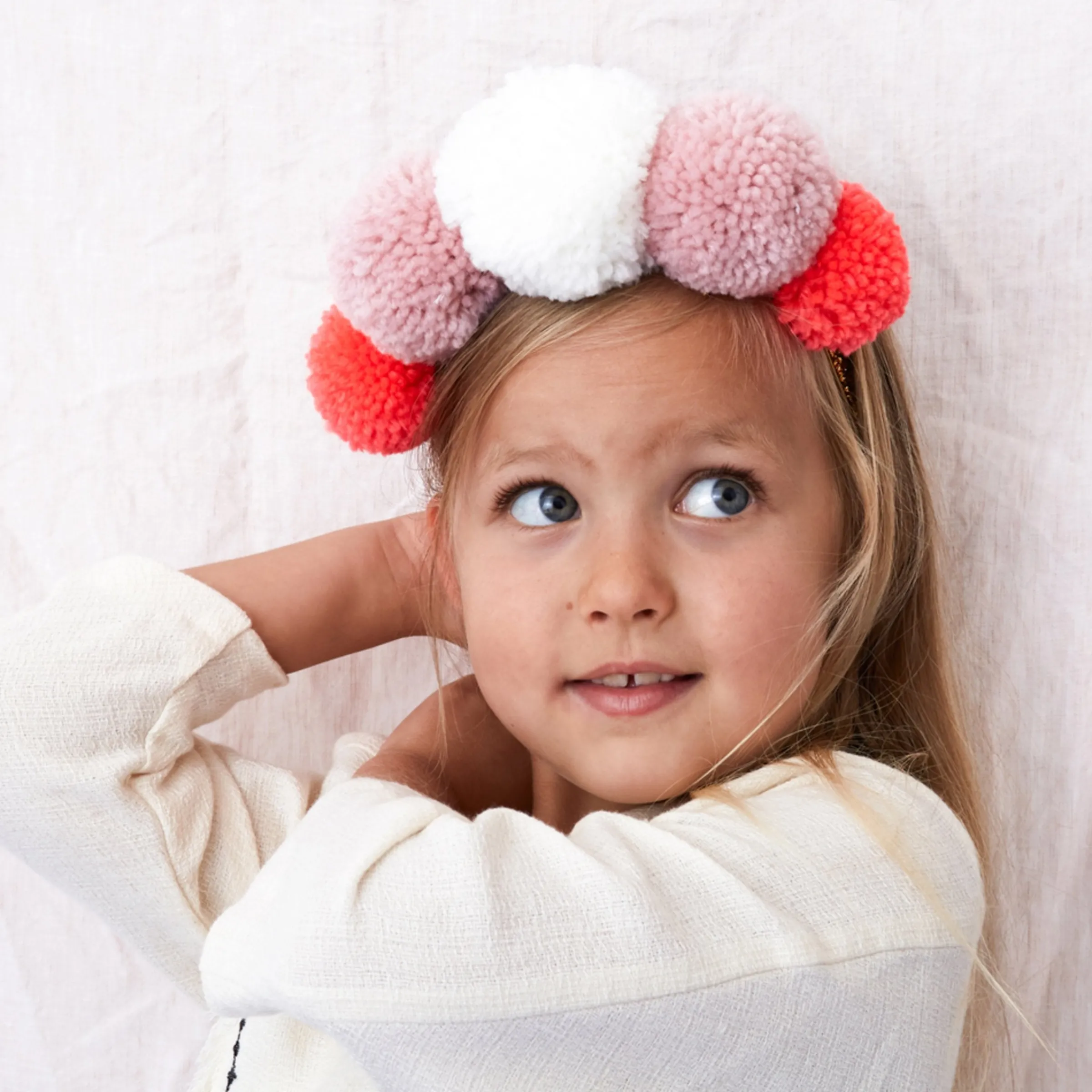 Pink Pompom Crown>Meri Meri Sale